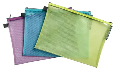 Produktbild von Exacompta 12x Transparente Tasche/Etui, RC-PP, Pop'N Co - sortiert - 38150E
