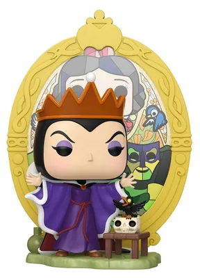 Produktbild von Funko FK81681 - Disney Villians POP! Deluxe Vinyl Figur Evil Queen(Glass) 9 cm - Neu