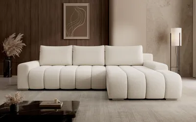 Produktbild von Moebelfest Porto Ecksofa L‑Form – Bouclé Beige – Rechts