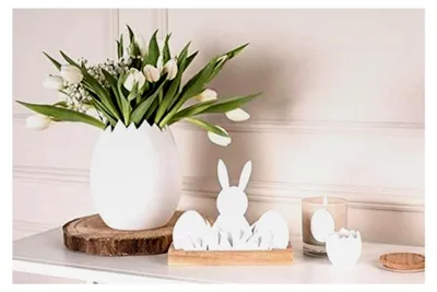 Produktbild von Ostern Eiväschen 2er Set D:5cm H:5,5cm