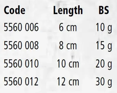 Zdjęcie produktu dla Black Cat EVA U-Pose 10cm 20g schwarz