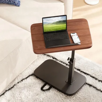 Image de Omgoods - Table d'appoint en forme de C, avec hauteur réglable et pivotante