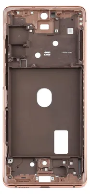 Image de Cadre central Samsung Galaxy S20 FE doré - Pièce de rechange
