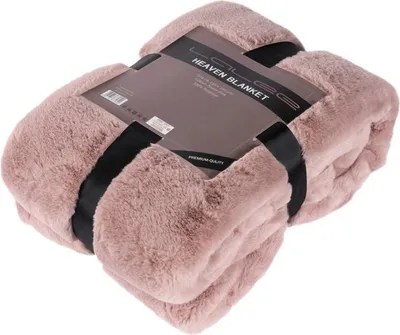 Produktbild von Heaven Plaid - Fleece Deken flauschiges Plaid - 150x200cm Baby Roze