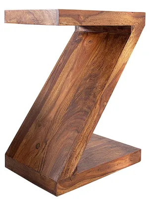 Zdjęcie produktu dla Stolik pomocniczy, 45 cm, drewniany, nowoczesny design, idealny do salonu. KUP TERAZ