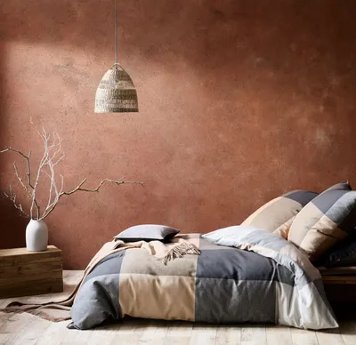 Produktbild von Fleuresse Flanell Bettwäsche Lech 604386-0007 grau beige Größe: 200x220 cm