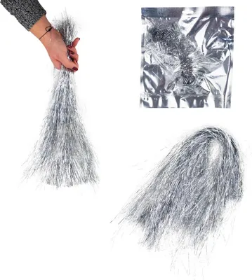 Image de Cheveux d'ange Décorations d'arbre de Noël Au lieu de la chaîne 40G
