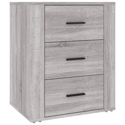 Produktbild von Nachttisch Grau Sonoma 50x36x60 cm Holzwerkstoff