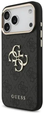 Produktbild von Handyhülle Guess 4G Classic Logo für iPhone 18 Pro Max / 17 Pro Max, Schwarz