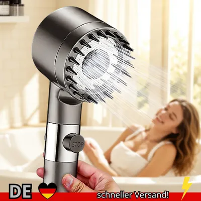 Produktbild von Duschkopf Hochdruck Filter 3 Modi Massage