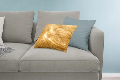 Produktbild von MuchoWow® Zierkissen Sofakissen Wohnzimmer Dekokissen 60x40 cm Ein goldener Hintergrund mit Glitzern - Kopfkissen - Polster mit Foto