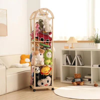 Produktbild von Holzaufbewahrungslösung für Kuscheltiere