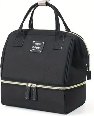 Immagine prodotto di Borsa, trolley organizer 2 scomparti 26x23x18cm nero PLM29CZ