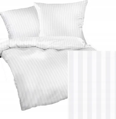 Zdjęcie produktu dla Komplet Pościeli Bawełna 100% Zamek Pasek 1 Cm 200X200 + 2X70X80