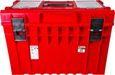 Produktbild von Qbrick System ONE 450 PROFI RED ULTRA HD Custom Werkzeugkoffer modularer Organizer 585 x 385 x 420 mm 52 l stapelbar IP66 - alte Version