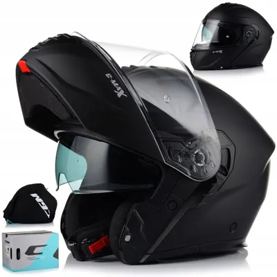 Image de Casque CGM 569A C-MAX, casque modulable avec double homologation P/J et pare-soleil | Casque moto, casque scooter, casque intégral | Taille XS (53-54 cm)
