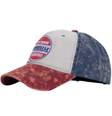 Produktbild von King Kerosin Trucker Cap Used Look Speedfreak white/red