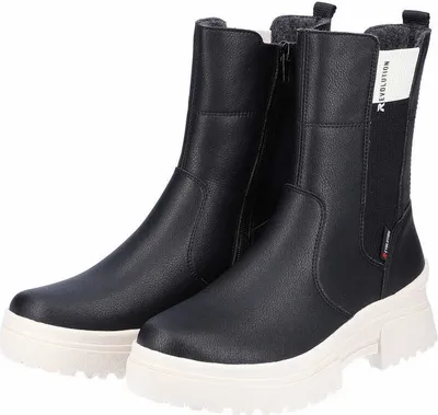 Obrázek produktu pro Rieker Chelsea Boot - Black Synthetic Velikost: 36 Normal