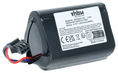 Immagine prodotto di Batteria vhbw compatibile con Ecovacs D36E, Deebot Slim 10, DA60, DA611, DB35, Deebot Slim 1, D36A, D36B, D36C aspirapolvere (2600 mAh, 10,8 V, Li-Ion)