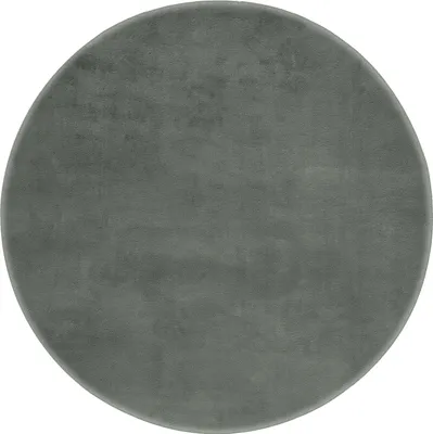 Image de Homebyhome Tapis à Poils Longs Doux Uni Effet Fourrure Moelleux Peluche Super Confortable pour Salon, Taille: 200 cm rond