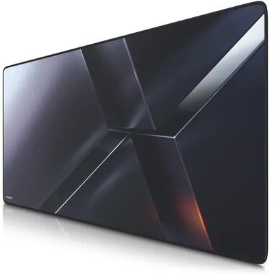 Produktbild von Titanwolf Gaming Mauspad XXL, 900 x 400 x 3 mm, Schreibtischunterlage, abwaschbar, rutschfeste Rückseite, Geschwindigkeit & Präzision, X Motiv