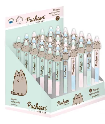 Zdjęcie produktu dla Wymazywalny długopis automatyczny Pusheen (36szt)
