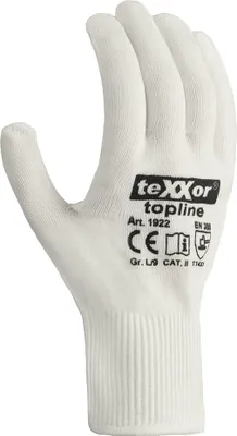 Obrázok produktu pre 12 Paar topline Feinstrick-Handschuhe NYLON Größe 7