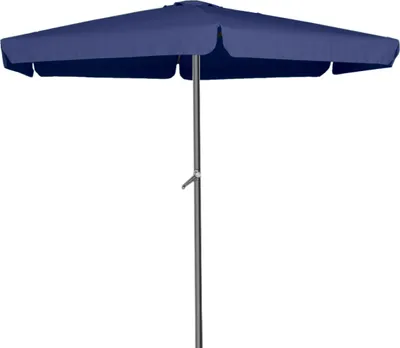 Produktbild von Linder Exclusiv Sonnenschirm, Gartenschirm Ø 400 cm,mit Kurbelmechanismus,Blau