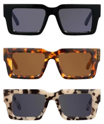 Zdjęcie produktu dla Damskie okulary przeciwsłoneczne do czytania z filtrem UV (3 szt.)