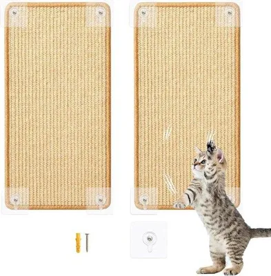 Produktbild von Katzenkrabbelmatte 40x60cm Sisal Schutz für Böden und Möbel