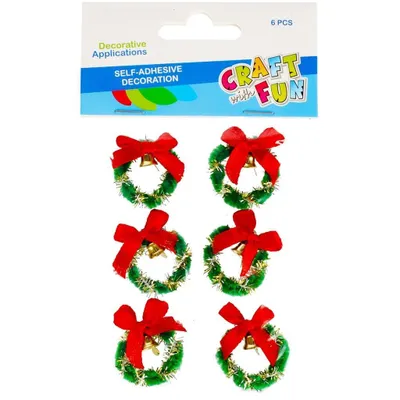 Immagine prodotto di Ornamento decorativo autoadesivo 3cm 6pz