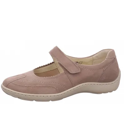 Produktbild von waldläufer Henni Damen Spangenballerina in beige, Größe 8