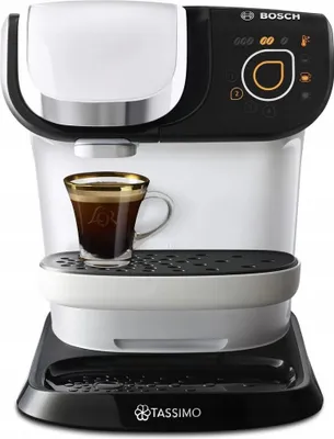 Produktbild von Bosch Tassimo My Way Kapsel Kaffeemaschine Weiss + 5 Sorten Tassimo Kaffee