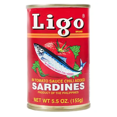 Produktbild von Ligo Sardinen in Tomatensauce mit Chili 155g