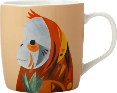 Produktbild von PETE CROMER Becher Orang-Utan, Porzellan, in Geschenkbox