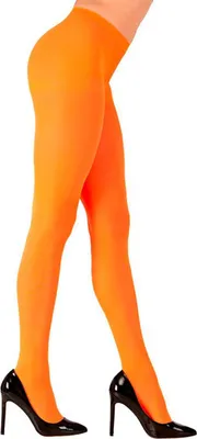 Produktbild von Strumpfhose Uni Neon Orange STD Größe: STD