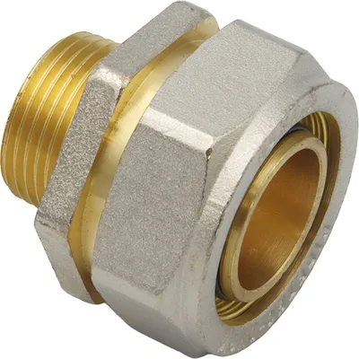 Produktbild von Pipetec Schraubfitting Übergang Kupplung 32x3 mm 3/4 Zoll AG Verbundrohr