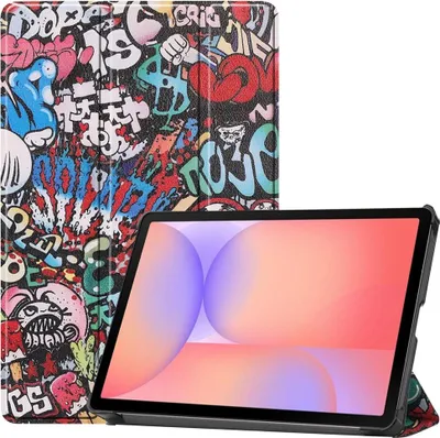 Produktbild von Samsung Galaxy Tab S10 Lite Hülle - Coverup Tri-Fold Ständer Klapphülle mit Schlaf/Wach-Funktion - Graffiti