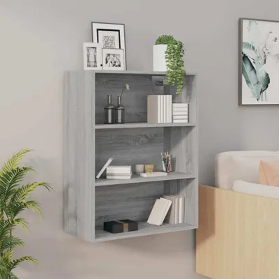 Produktbild von vidaXL Hängeschrank Grau Sonoma 69,5x32,5x90 cm