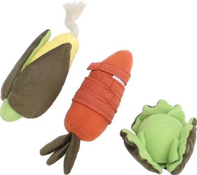 Zdjęcie produktu dla Koszyk z warzywami dla małych dzieci, miękki zestaw do zabawy w odgrywanie ról dla dzieci, wypchane pluszaki, w tym marchewka, kapusta, kukurydza