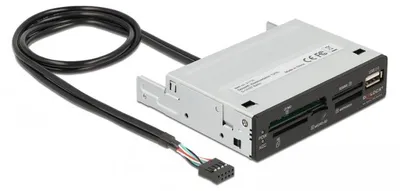 Image de DELOCK 3.5 USB 2.0 Card Reader 5 Slot + 1 x USB 2.0 Typ-A