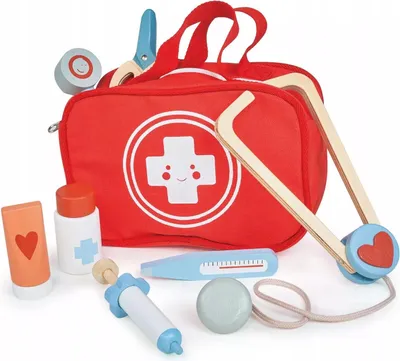Produktbild von Mentari Spielzeug Arztkoffer Erste-Hilfe-Set für Kinder