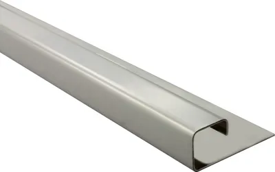 Produktbild von Quadrat Edelstahlschiene Profil Fliesenschiene Edelstahl V2A L300cm 11mm glänzend