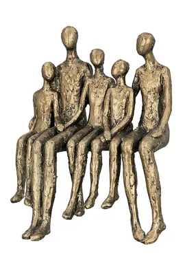 Produktbild von Gilde Kantensitzer "Familienbande" antik goldfarben 37437