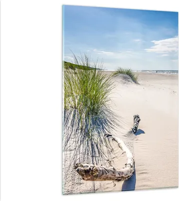 Produktbild von Bilder auf glas - Einteilig - Mrzezyno Strand Meer - 80x120cm - Glasbilder - Wandbilder - Bilder - zum Aufhängen bereit - Wanddekoration aus Glas - Glas Bilder - Wandbild auf Glas - GPA80x120-4281