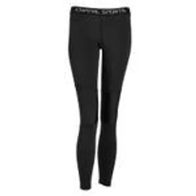 Produktbild von CAPITAL SPORTS Beforce Kompressions-Hose Damen Funktionsunterwäsche Sport Unterhose lang für Frauen (Größe M, verstärkte Knie, trägt Feuchtigkeit nach außen) schwarz