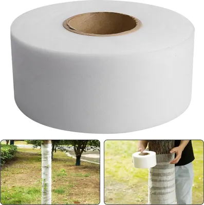 Produktbild von 35Mx8CM Baum Winterschutz Wickelstreifen - Baumschutz Bandage - Kälteschutz Frostschutzvlies Pflanzenschutz,Atmungsaktiv, Warmhalten und Befeuchten