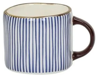 Productafbeelding van Pomax Anafi espressokop van porselein, blauw, afmetingen: 9,2 x 7 x 6 cm