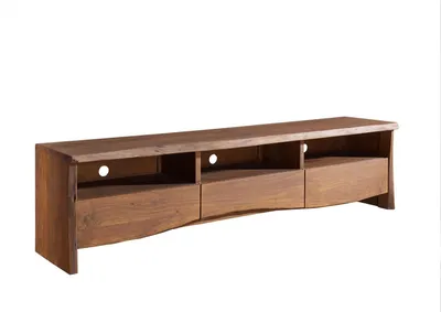 Immagine prodotto di MASSIVMOEBEL24 | mobile TV in legno di Acacia 191x45x50 marrone laccato PURE ACACIA #209