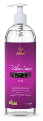 Immagine prodotto di Vibratissimo Playgel med 1000 ml | Lubrificante Dermocompatibile | a Base Acqua | Per Sexy Toys in Silicone e Preservativi in Lattice